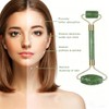 Gua Sha Facial Tool and Jade Roller Set for Face