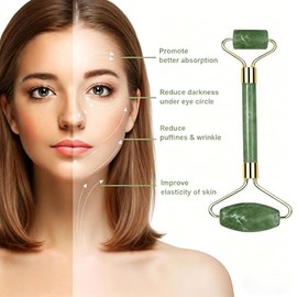 Gua Sha Facial Tool and Jade Roller Set for Face Massage and Skincare Routine, Gua Sha & Jade Roller Set,Massage Tool & Gua Sha Facial Tool Kit | Full Body