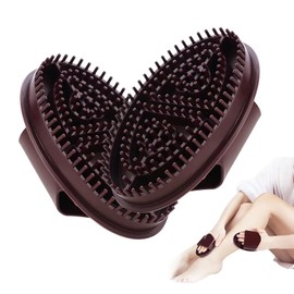 LUHOCIY Pack of 2 Professional Meridian Brush, Meridian Massage Brush, Suitable for Full Body Massage, Light Scraping, Durable Material, Soft and Hard, Moderate