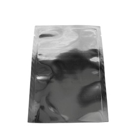 Trial Set Included: 100 Pieces, Silver Color, Aluminum, One-Sided Transparent, Fused with Sealer or the like Packaging Bag, Seal, No Chuck, For Storage, Odor Resistant, Oxidation Prevention, Various Sizes Available: 3.9 x 5.9 inches (10 x 15 cm)