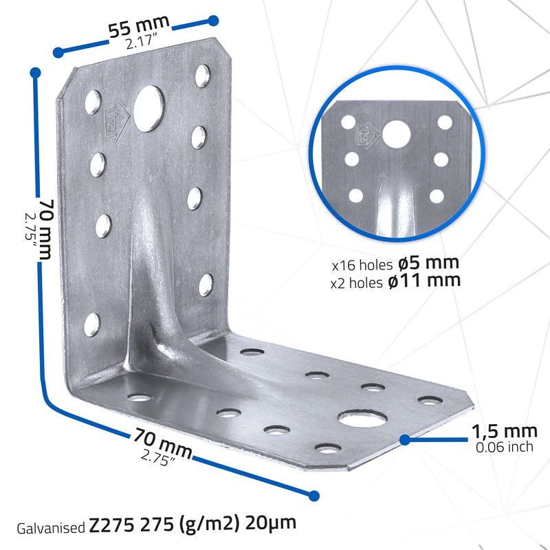 Angle Brackets Corner Braces Plates, Metal Steel Sheet Galvanised L