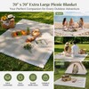 70''x 70''Extra Large Picnic Outdoor Blanket,Foldable Blankets Picnic Mat for