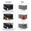 Fireproof Document File Organizer Box, Fireproof Safe Box with Lock,