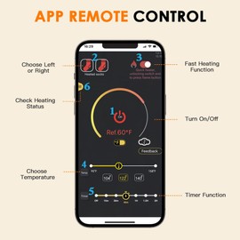 Heated Socks for Women Men APP Control Feet Warmer for Winter Sport Hunting Fishing Skiing Outdoor Work