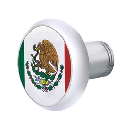 UNITED PACIFIC 23768 Air Brake Valve Control Knob, Deluxe, Mexico Flag