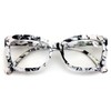 Women Big Lens Butterfly Reading Glasses - Fun Cateye Clear