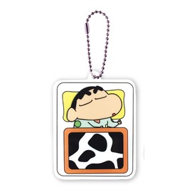 Tee's Factory KS-5541482OT Crayon Shin-chan Acrylic Key Holder, Futon, H 2.8 x W 2.1 x D 0.2 inches (7.1 x 5.4 x 0.6 cm)