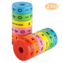 Amasawa 2 Pieces Magnetic Calculation Toy, Magnetic Arithmetic Toy, Magnetic Math Educational Toy, for Early Motor Skills Development, Training Your Child