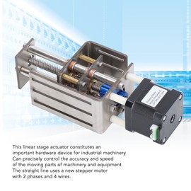 CNC Z Axis Sliding Table Set, 100mm Hub, DIY Splitter Linear Stage Actuator, Accurate Control, Easy to Install, Stepper Motor, for CNC Engraving Machines