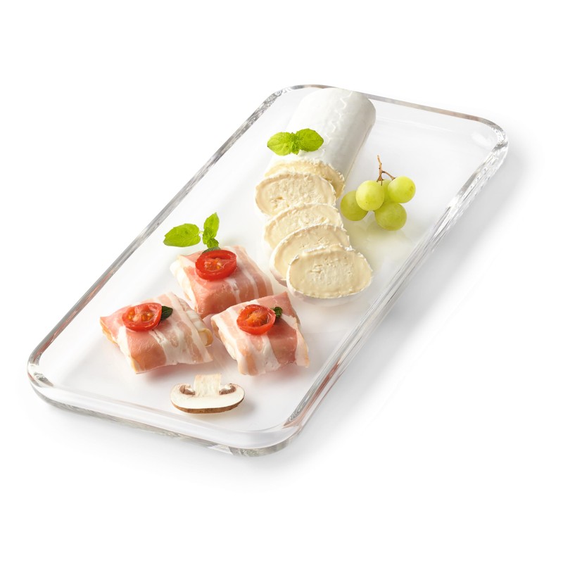 Leonardo Ciao Platte, B/H/T: 33/2,5/16 cm, spülmaschinengeeignet, Klarglas, 025831