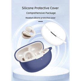 FTRONGRT Case Compatible with QCY Crossky C30, Soft TPU, Scratch-Resistant Protective Case for Bluetooth Headphones Compatible with QCY Crossky C30. Dark Green