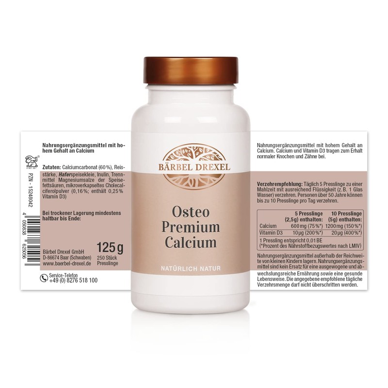 Calcium Tablets High Dose Osteo Premium Calcium (Pack of 250)