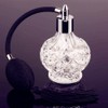 YangLand 1pcs 80ml Clear Crystal Vintage Style Perfume Bottle Long