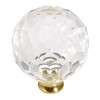Hickory Hardware P35-CA3 35Mm Crystal Palace Crysacrylic Polished Brass Cabinet