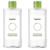Be Plain B.Plain Mung Bean Cleansing Water, 400ml, 2 pieces / 비플레인 녹두 클렌징 워터, 400ml, 2개