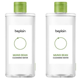 Be Plain B.Plain Mung Bean Cleansing Water, 400ml, 2 pieces / 비플레인 녹두 클렌징 워터, 400ml, 2개