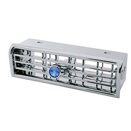 CTW Freightliner Century Heater A/C Vent/Chrome Plastic Dash Vent Grill/Blue
