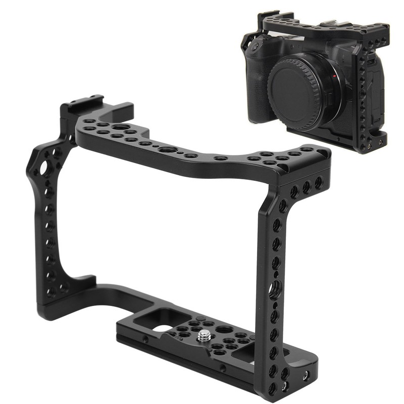 Photography Camera Cage Shooting Vlog with Cold Shoe Port for