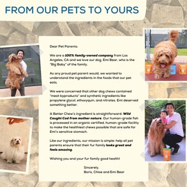 A Better Treat A Better CHEW C Wild Caught Cod Skin Dog Treats | Sourced and Made in The USA, Single Ingredient, Dehydrated | Natural, Healthy Alternative to Rawhides + Bully Sticks, Long Lasting Chew