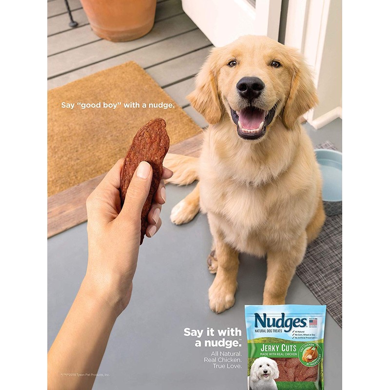 Nudges Chicken Bacon Sizzlers Dog Treats, 16 oz