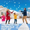 120 PCS Christmas Fake Snow Balls, 2 Inch Soft Snowball