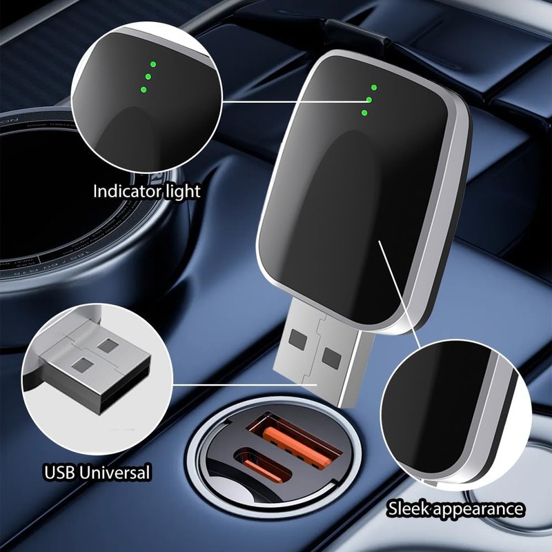 SGZIOO Wireless Carplay & Android Car Adapter, Android Car Wireless