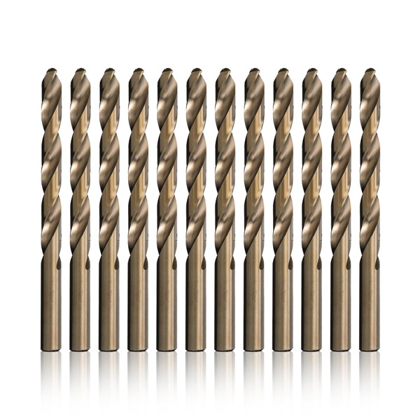 Drill America D/ACO22P12 #22 Cobalt Heavy Duty Drill Bit (Pack