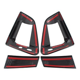 NewYall Carbon Fiber Style Exterior Door Handle Trim Cover for Nissan 370Z 2009-2020