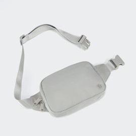 Everywhere Belt Bag Large 2L, Pander Waterproof Everywhere Fanny Pack Purse for Women and Men with Adjustable Strap. (Seal Grey)