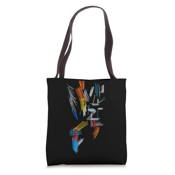 Abstract Art / MODERN Line Pattern Graphic Tote Bag