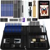 54-Piece Drawing and Sketching Kit for Artists – Complete Pencil