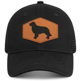 Golden Retriever Baseball Cap for Dog Lovers,Adjustable Baseball Hats for Men Women Black