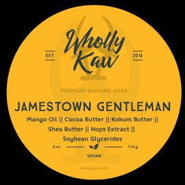 Undisclosed Wholly Kau Jamestown Gentleman Shave Soap - Vegan