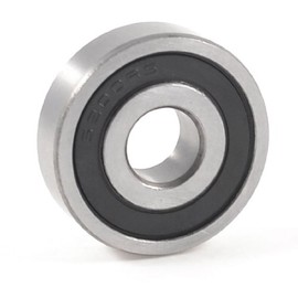 sourcingmap 30mm x 10mm x 9mm Roller-Skating Sealed Deep Groove Ball Bearing 6200RS