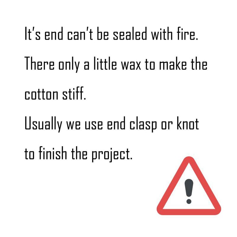 INSPIRELLE 25 Yards 3mm Black Waxed Cotton Cord Jewelry Making