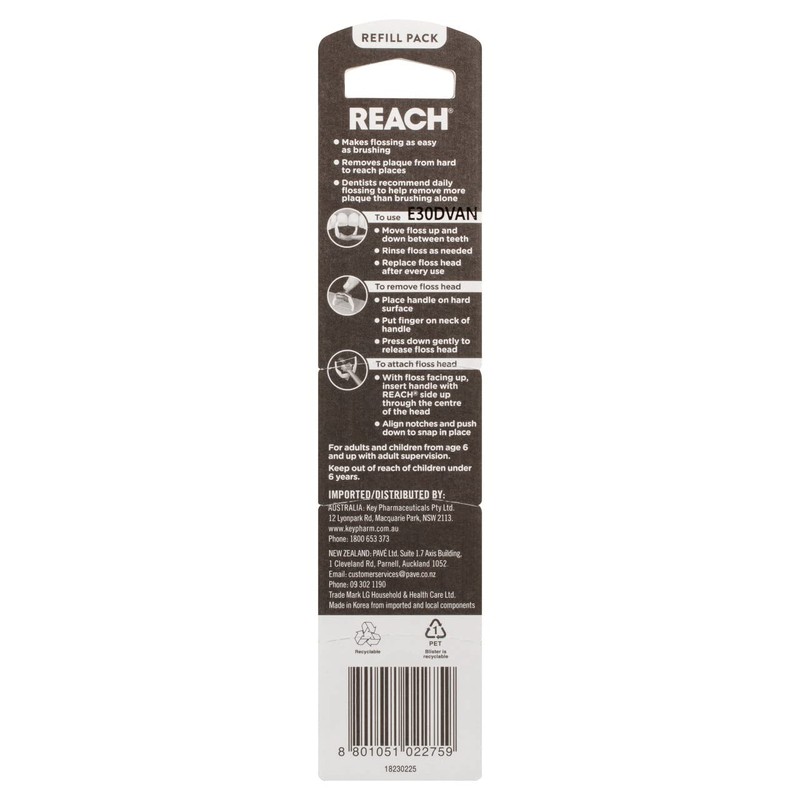 Reach Access Flosser Refill Heads, Pack of 28