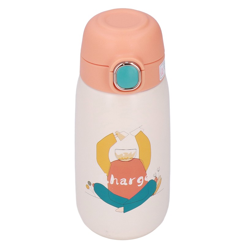 Stainless Steel Water Bottle Children Travel Portable Cute Cartoon Pattern