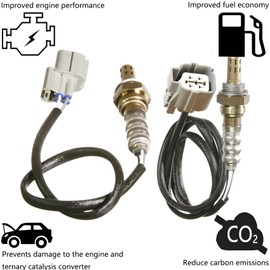 Dropwater 1 Pair Upper and Under Oxygen O2 Sensors Replacement for Acura 1999 Tl Exc.Calif.3.2L,Replaces#234-4065 234-4601,Set of 2pcs