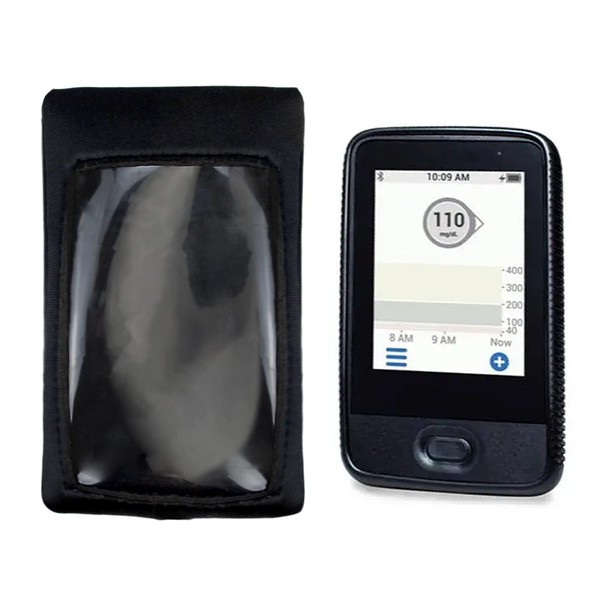rainbowstar Dexcom Receiver Case Dexcom G5 G6 Holder Pouch with Window and Clip for Blood Glucose Meter Receiver