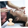 FOMIYES Wooden Handle Scalp Massager Brush Comb for Head Treatment