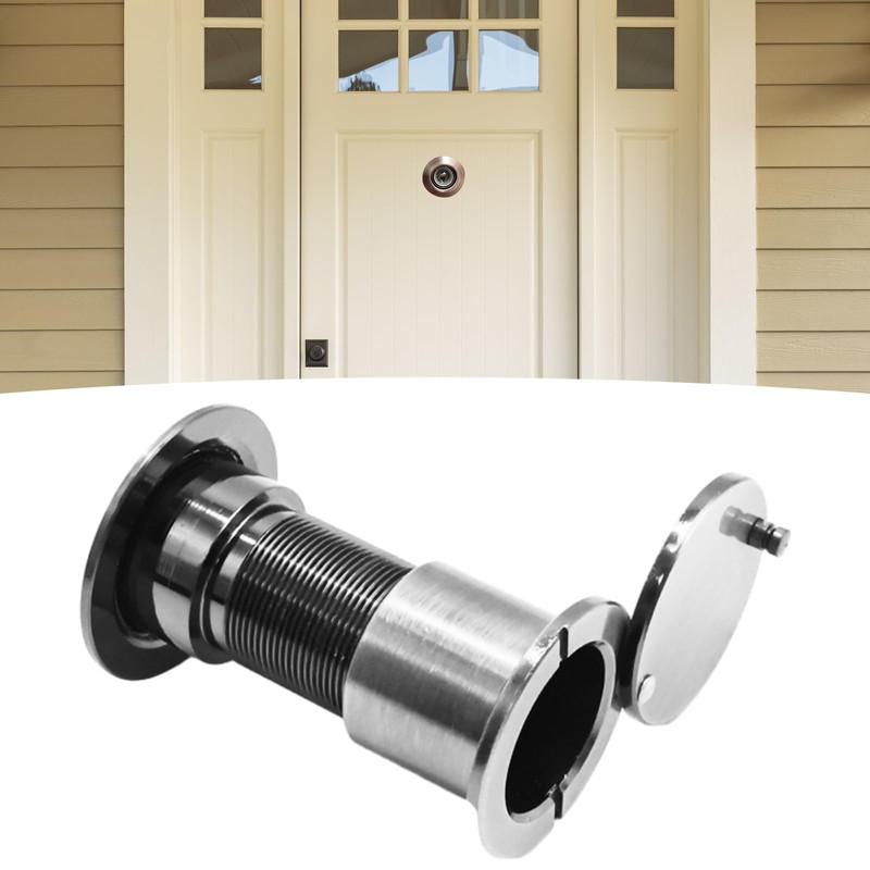 EATAKWARD Solid Brass 220-Degree Door Viewer Peephole, Safety Door Viewer