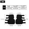ZEACCT 1 Pair Dog Leg Braces, Front and Rear Knee