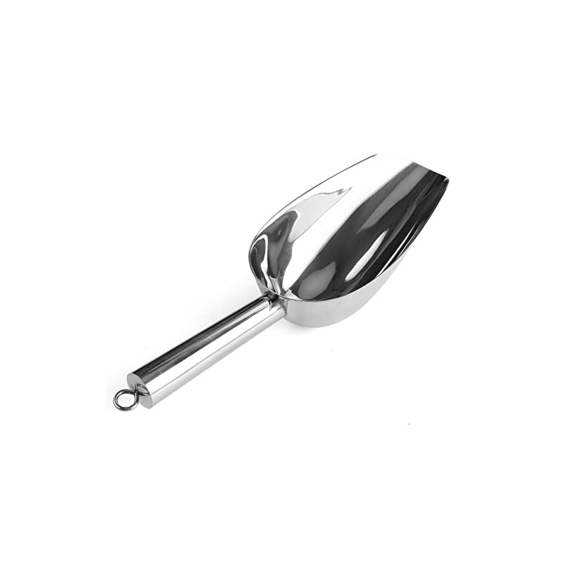 Stainless Steel Ice Scooper, Small Metal Food Candy Scoop for
