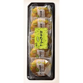 Nagoyan Matcha Japanese Sweet Buns Filled with Matcha Flavored Yellow Bean Paste by PASCO Shikishima Bakery 5 Pieces (Pack of 2, Total 10 pieces), Wagashi Japanese Sweets Omiyage Souvenirs from Nagoya, Aichi Prefecture, Japan - Limited Stock