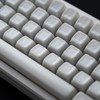 Capkeyno keycaps White Jade Keycaps Double Shot PBT Keycaps SA