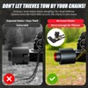 ZHDD Trailer Hitch Lock for 2-5/16 Inch Coupler with Safety