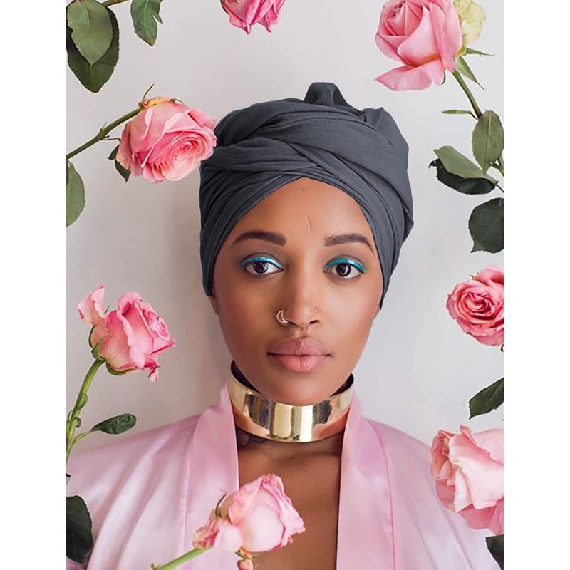Pañuelo para la cabeza para mujer, diseño de turbante, para