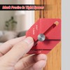 BUZHI Marking Ruler Woodworking Measuring Ruler Trim Carpentry Tools Finishing