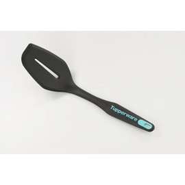 TUPPERWARE Turquoise-Black 10023 Spatula Ready to Handle