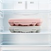 2 Egg Containers for Fridge Door, Egg Box for 12